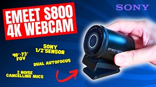 Testing the EMEET S800 The Best Affordable 4K Webcam [upl. by Antonia825]