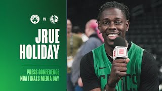 Jrue Holiday NBA Finals Media Day Full Press Conference [upl. by Nnaoj]