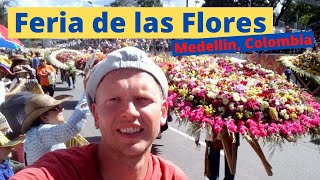 Feria de las Flores The Flowers Festival  Medellin Colombia [upl. by Nylikcaj]