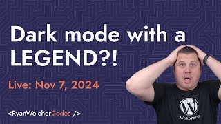 Transform a WordPress Block Theme with DARK MODE alongside a LEGEND [upl. by Aicargatla]