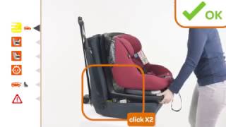 MaxiCosi l AxissFix car seat l How to install [upl. by Harden]