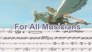 Attack on Vah Medoh Theme from The Legend of Zelda Breath of the Wild Sheet Music [upl. by Khorma886]