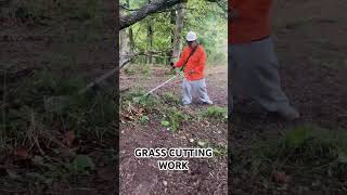 GRASS CUTTING civilengineering contructionwork grasscutting [upl. by Recneps]