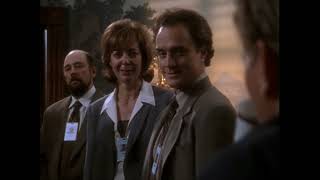 The West Wing S01e01 The West Wing The First speech of President Bartlet [upl. by Yeknarf]