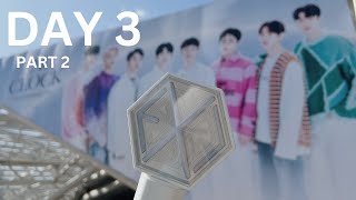 KOREA DAY 3 VLOG Part 2  EXOCLOCK FANMEET 2023 RIP [upl. by Edd]