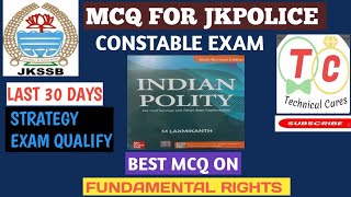 Most important mcq for jkpolice constable exammcq on fundamental rights [upl. by Cyndy608]