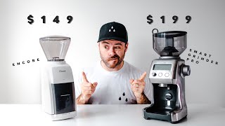 Breville Smart Grinder Pro VS Baratza Encore  The BEST Budget Coffee Grinder for Home [upl. by Buckingham494]