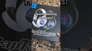 Testing the Captain 300 Wireless Gaming Headset amazonfinds [upl. by Ahsenev]