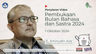 Pembukaan Bulan Bahasa dan Sastra 2024 [upl. by Secnirp]