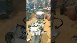 Ns160 bs7❤️ Air Filter Changens160 motovlog odiarider ns200 odisha youtubeshorts [upl. by Embry338]