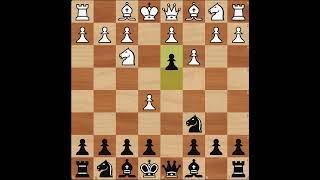 Scandinavian The Push Pawn Variation only for beginners chess chessgame [upl. by Dasa]