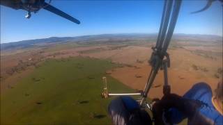 Lazair Ultralight Twin with quotEngine outquot Landing [upl. by Ientruoc]