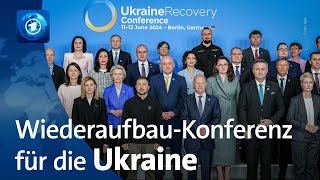 Internationale Konferenz zum Wiederaufbau der Ukraine in Berlin eröffnet [upl. by Myles]