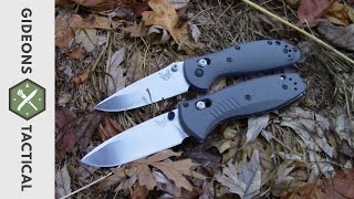 Benchmade Mini Griptilian Vs Mini Barrage [upl. by Jinny]