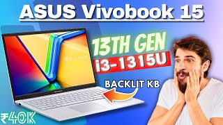 ASUS Vivobook 15 Review In Hindi 2024  13th Gen i31315U  Gen 4 SSD  Backlit Keyboard Under ₹40k [upl. by Avilys]