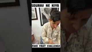 Sourav Joshi ne kiya fruit challenge souravjoshivlogs piyushjoshivlogs souravjoshimemes shorts [upl. by Bilski]