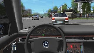 City Car Driving  MercedesBenz 560 SEL W126  Street Racing [upl. by Obe]