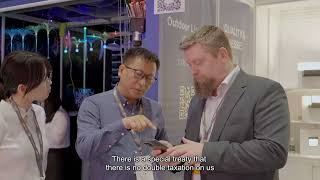 HK Int’l Lighting Fair Spring 2024 – “One minute with” Georg Scharrer ASG Ltd [upl. by Roos996]