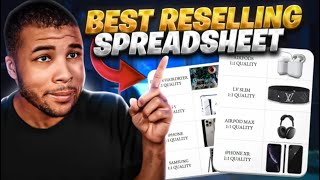 BEST 11 Reselling Spreadsheet FREE Vendors [upl. by Adan]