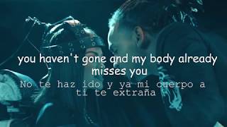 Ozuna ❌ Natti Natasha  Criminal Lyric Video EnglishSpanish [upl. by Kimbra]