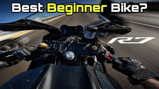 Yamaha R7 Review  Top Speed Pulls  Group Ride With R6 [upl. by Ykroc185]