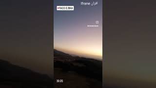 Sunset in Ifrane 🇲🇦 2102024 [upl. by Asirap]