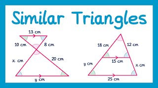 Similar Triangles  GCSE Maths [upl. by Chadd222]