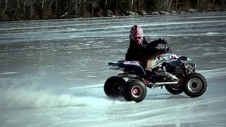 TRX250R Shreddin Snow and Ice [upl. by Norbert]