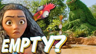 Moana Journey of Water Is EMPTY at Epcot Disneys Most Popular Princess Cant Overcome Boredom [upl. by Ardnaik]