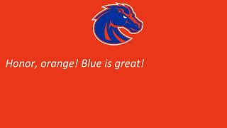 Boise State Universitys Secondary Fight Song quotBronco Rally Songquot [upl. by Adolph]