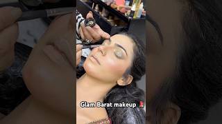 Glam Barat makeup tutorial 💄trending viralshorttrendingshortsshorts viral shortsshortsvideo [upl. by Odlawso]