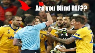 This is what the referee did to HELP Real Madrid BEAT Juventus UCL 201718 [upl. by Kcirdahc]