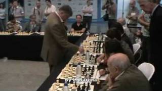 Simultaneas 2009 Karpov y Kasparov en Valencia [upl. by Arraeic]