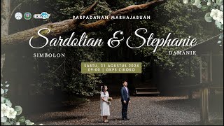 LIVE Parpadanan Marhajabuan Sardolian Simbolon amp Stephanie Damanik [upl. by Trevethick]