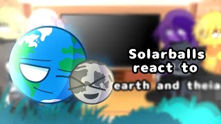 💐Solarballs moon react toEarth and Theia NO PART💐 🇮🇩🇺🇸 [upl. by Airdni]