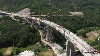 Construction of the Highway Kicevo  Ohrid [upl. by Mcmillan]