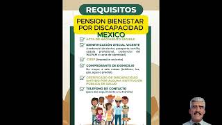 Requisitos para la Pensión Bienestar para Personas con Discapacidad en México 2024 [upl. by Egag425]