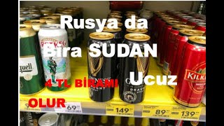 Rusyada Bira Fiyatları Kısa İnceleme  Beer Prices in Russia [upl. by Aicnelev9]