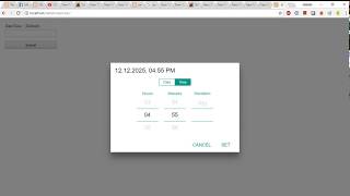 simple date time picker by php and js [upl. by Midian313]