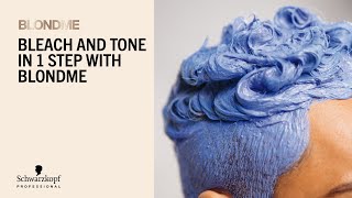 Get to know Bleach and Tone in 1 step with BLONDME [upl. by Dwayne]