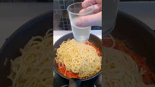 Domates soslu spagetti 💥💥💥makarnatarifi spagetti makarna makarnasala pasta [upl. by Junno]