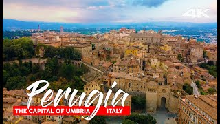 What is PERUGIA known for  The Capital of Umbria Italy drone 4K [upl. by Olivette832]