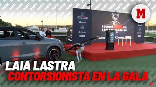 Actuación de Laia Lastra en los Premios MARCA del Deporte Femenino contorsionista de altura I MARCA [upl. by Notlit]