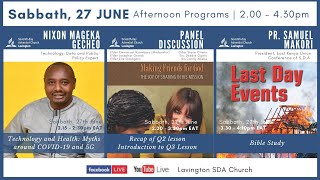 Lavington SDA Church Afternoon Sabbath Worship LIVE  27th June 2020 [upl. by Esiled]