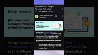 Tokopedia ngebanned IPhone 16 awkwkwk [upl. by Eak]