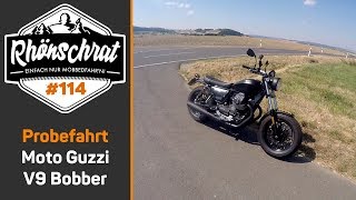 Probefahrt  Moto Guzzi V9 Bobber  114 [upl. by Anotal]