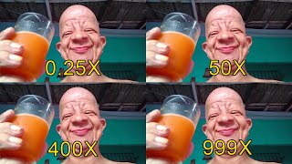 Bald Guy Drinks Orange Juice Meme But It keeps Getting Faster 999x speed [upl. by Calvo]