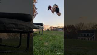 Acon air 18 6 foot mini trampoline Crazy height tricks fail acon gainer flip backflip [upl. by Aitrop]