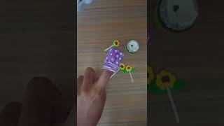 Clay diye ful dani  Clay craft flower shots craft viralvideo clay video [upl. by Nylatsirhc]