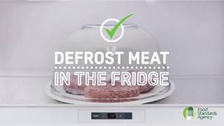 Defrost meat in the fridge or microwave [upl. by Ati]